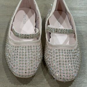 J. Crew Pink Sparkle Kids Dress Shoes